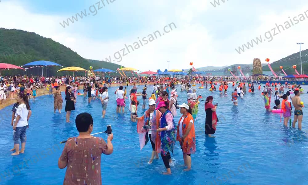 黑龙江密山铁西森林水上乐园造浪池 黑龙江密山铁西森林水上乐园造浪池